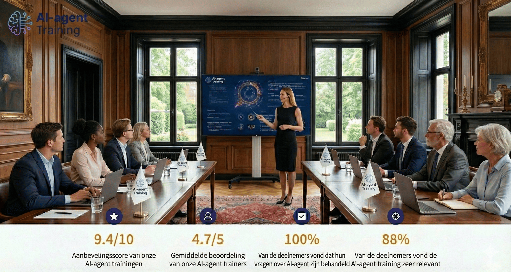 Qando AI agent training met text 3